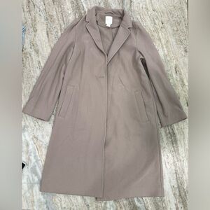 H&M Women's Neutral Taupe Coat